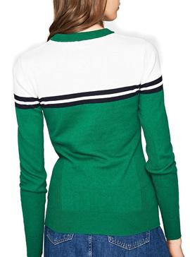 Jersey Pepe Jeans Olimpic Verde Para Mujer