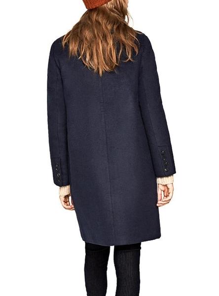 Abrigo Pepe Jeans Rory Azul Para Mujer