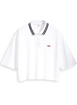 Polo Levis Lila Blanco Para Mujer