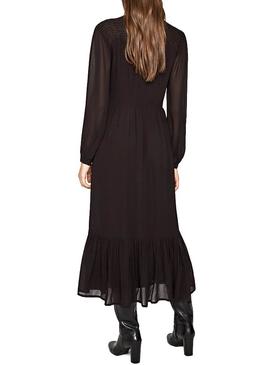 Vestido Pepe Jeans Bianca Negro Para Mujer 