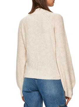 Jersey Pepe Jeans Clotilde Beige Para Mujer