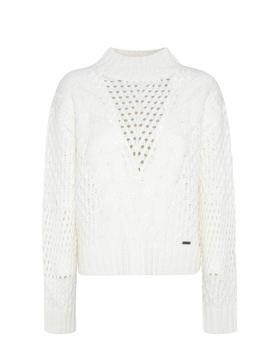 Jersey Pepe Jeans Helaia Beige Para Mujer