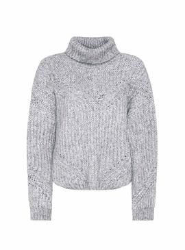 Jersey Pepe Jeans Crystal Gris Para Mujer