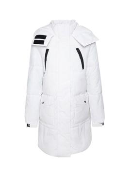Abrigo Pepe Jeans Natt Acolchado Blanco Para Mujer