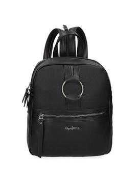 Mochila Pepe Jeans Daphne Negro Para Mujer