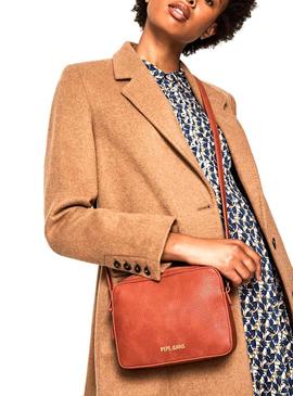 Bolso Pepe Jeans Ryan Camel Para Mujer