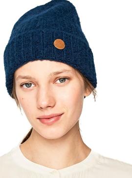 Gorro Pepe Jeans Pol Azul Para Mujer