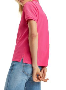 Polo Tommy Jeans Classics Rosa Mujer