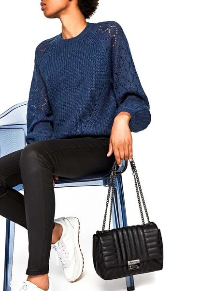 Bolso Pepe Jeans Adriana Negro Para Mujer