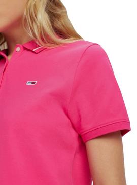 Polo Tommy Jeans Classics Rosa Mujer