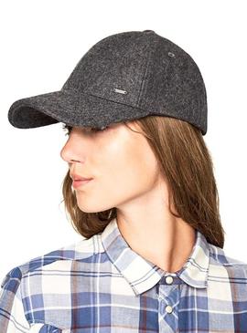 Gorra Pepe Jeans Pau Gris Para Mujer