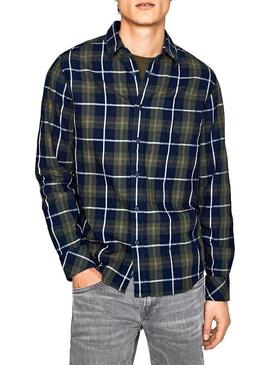 Camisa Pepe Jeans Chase Cuadros Para Hombre