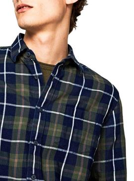 Camisa Pepe Jeans Chase Cuadros Para Hombre