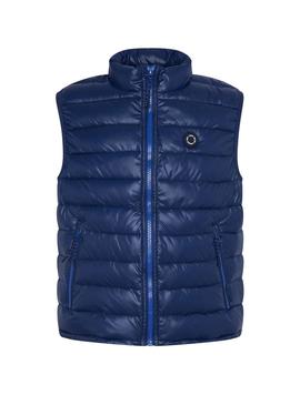 Chaleco Pepe Acolchado Joe Azul Hombre