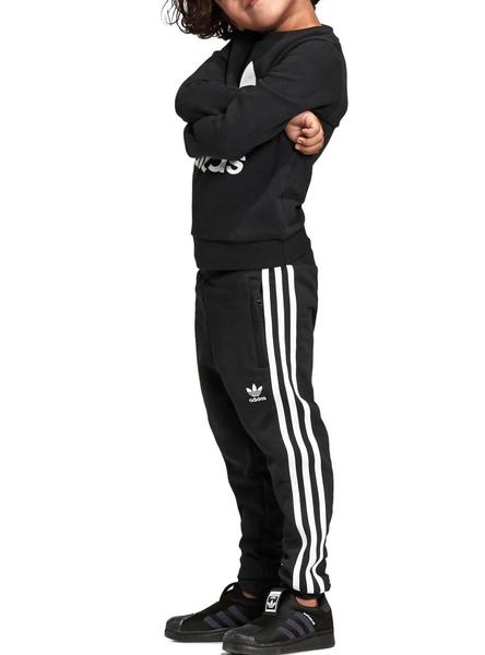 Experto prometedor escaldadura Chandal Adidas Crew Set Negro Niño