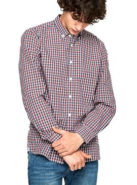 Camisa Pepe Jeans Thomas Cuadros Para Hombre