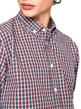 Camisa Pepe Jeans Thomas Cuadros Para Hombre