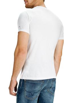 Camiseta Pepe Jeans Lewis Blanco Para Hombre
