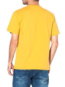 Camiseta Pepe Jeans Willis Amarillo Para Hombre
