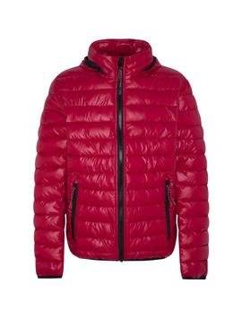 Cazadora Pepe Jeans Acolchada Rick Rojo Hombre