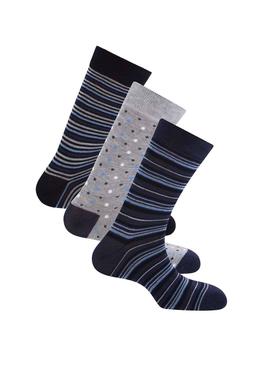 Pack Calcetines Pepe Jeans Rainer Marino Hombre