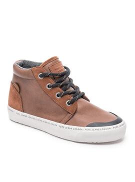 Zapatillas Pepe Jeans Traveller Marrón Niño