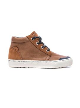 Zapatillas Pepe Jeans Traveller Marrón Niño