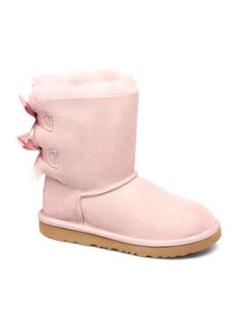 Botas UGG Bailey Bow II Rosa Niña