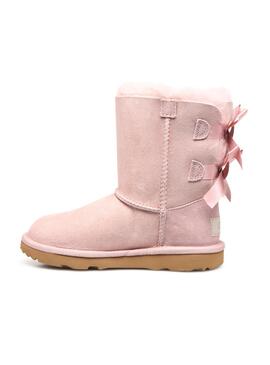 Botas UGG Bailey Bow II Rosa Niña