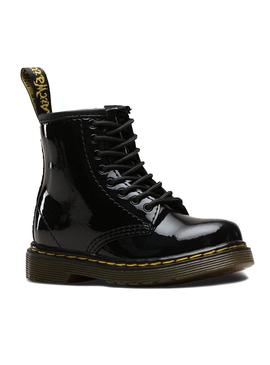 Botas Dr Martens Toddler 1460 Patent Negro Niños