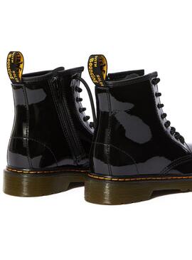 Botas Dr Martens Junior 1460 Patent Negro Niños