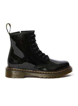 Botas Dr Martens Junior 1460 Patent Negro Niños