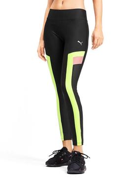 Leggings Puma Chase Negro Neón Para Mujer