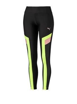 Leggings Puma Chase Negro Neón Para Mujer