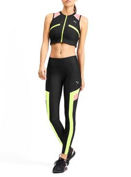 Leggings Puma Chase Negro Neón Para Mujer