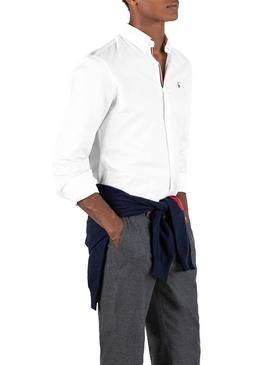 Camisa El Ganso Pin Point Classic Flag Blanca 