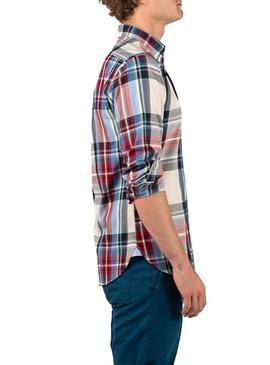 Camisa El Ganso Big Tartan Natural Twill Hombre