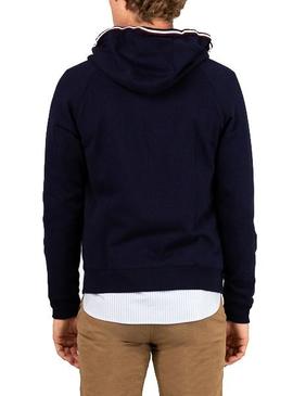 Sudadera El Ganso Zipper Hoddie Marino Hombre