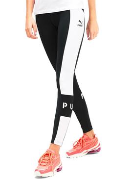 Leggings Puma XTG Negro Blanco Para Mujer