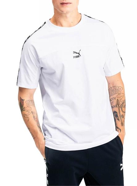 Camiseta Puma Blanco Para Hombre