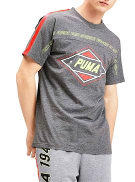 Camiseta Puma LuXTG Gris Para Hombre