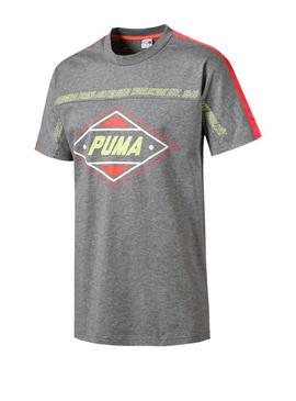 Camiseta Puma LuXTG Gris Para Hombre