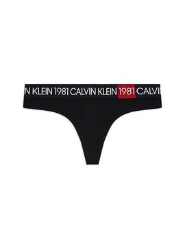 Tanga Calvin Klein 1981 Bold Negro Mujer