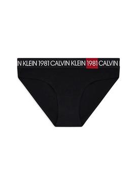 Braga Calvin Klein Bikini Brief 1981 Bold Negro 