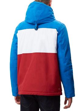 Chaqueta Napapijri Rainforest Block Rojo Hombre