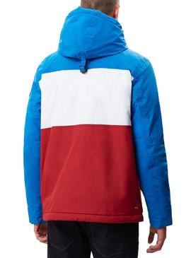 Chaqueta Napapijri Rainforest Block Rojo Hombre