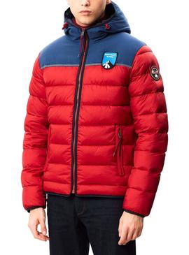 Cazadora Napapijri Acolchada Aric Rojo Para Hombre