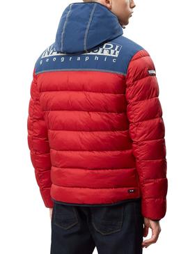 Cazadora Napapijri Aric Roja Para Hombre