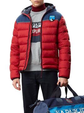 Cazadora Napapijri Aric Roja Para Hombre