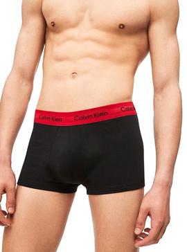 Pack 3 Boxers Calvin Klein Low Rise Negro Hombre